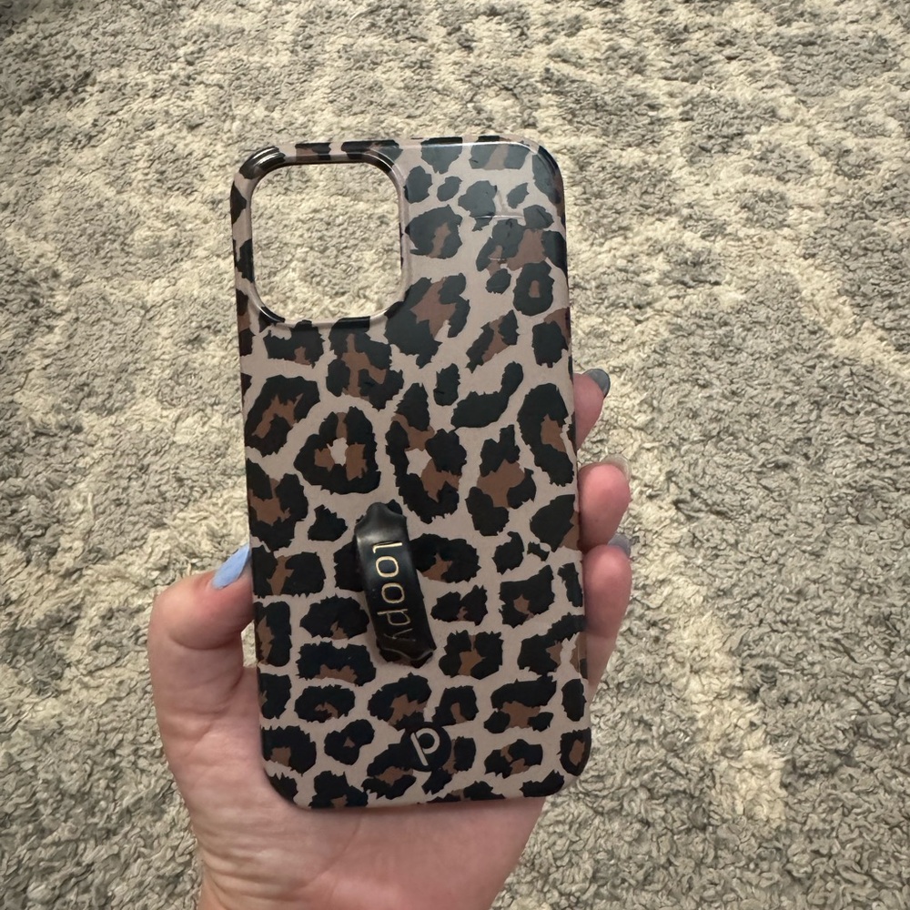Loopy Case Leopard Print iPhone 15 pro max Phone Case